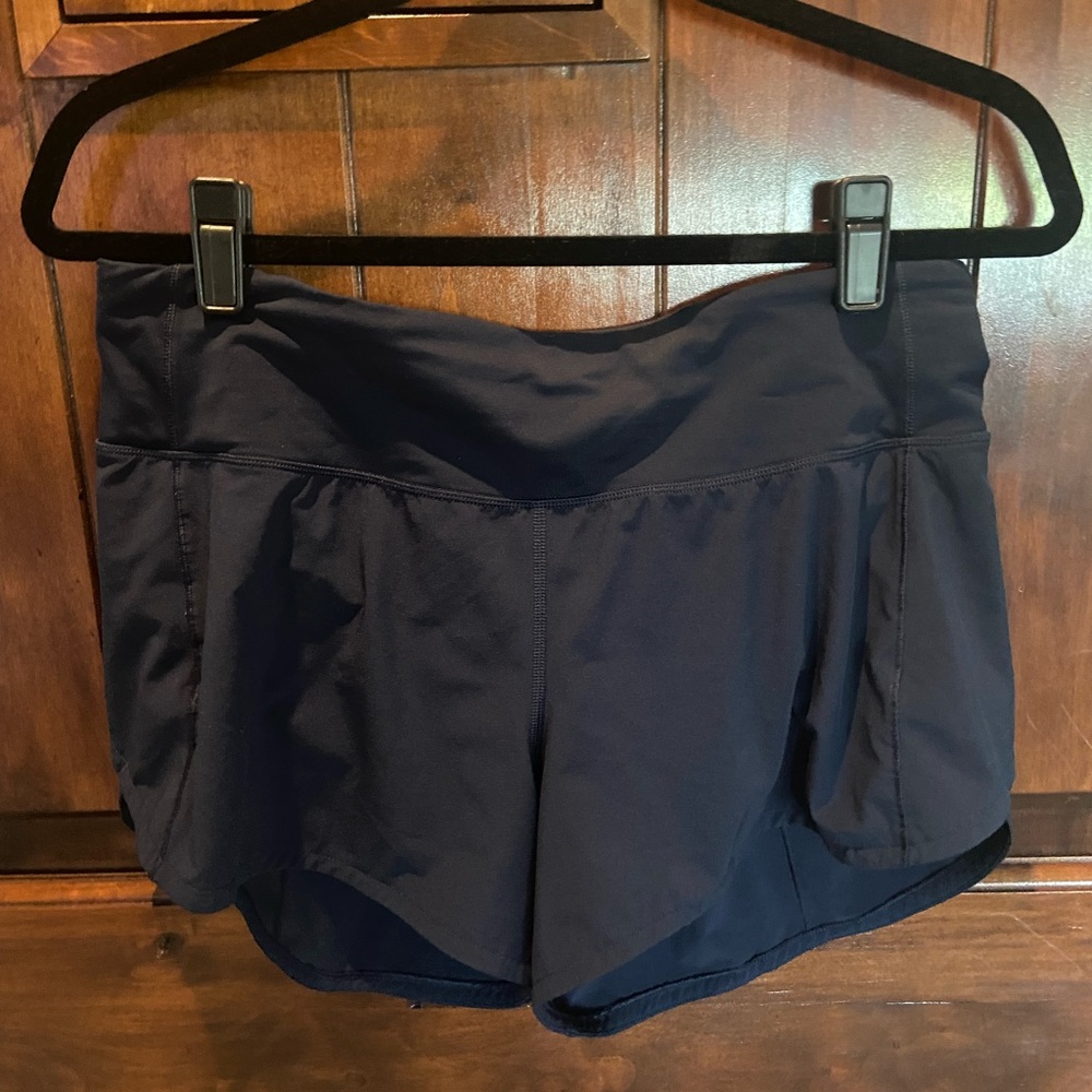 Lululemon Speed shorts, 4”